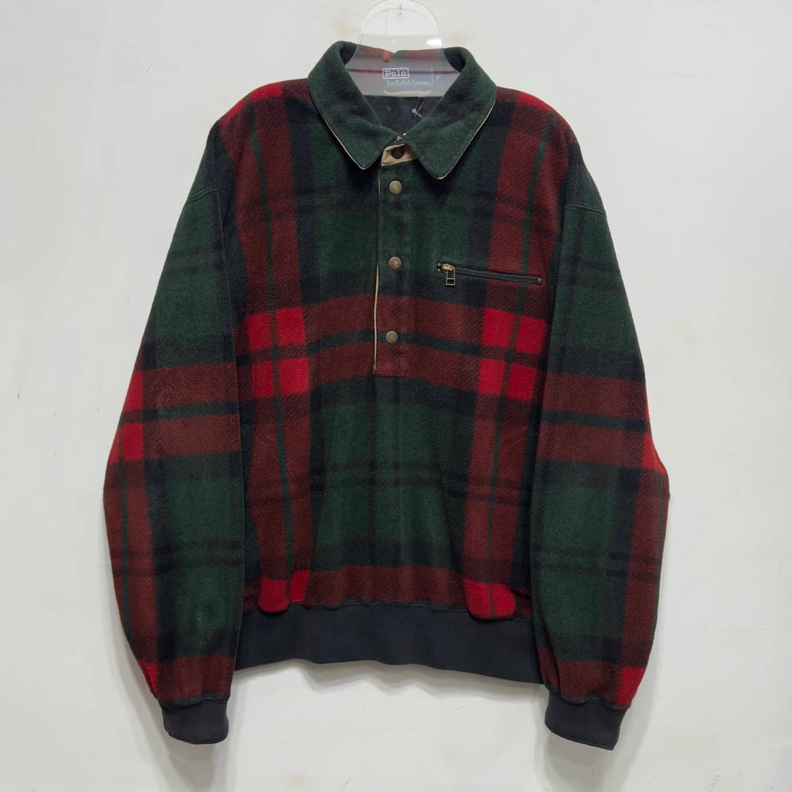 90s 폴로 랄프로렌 하프버튼 플리스 상품이미지1