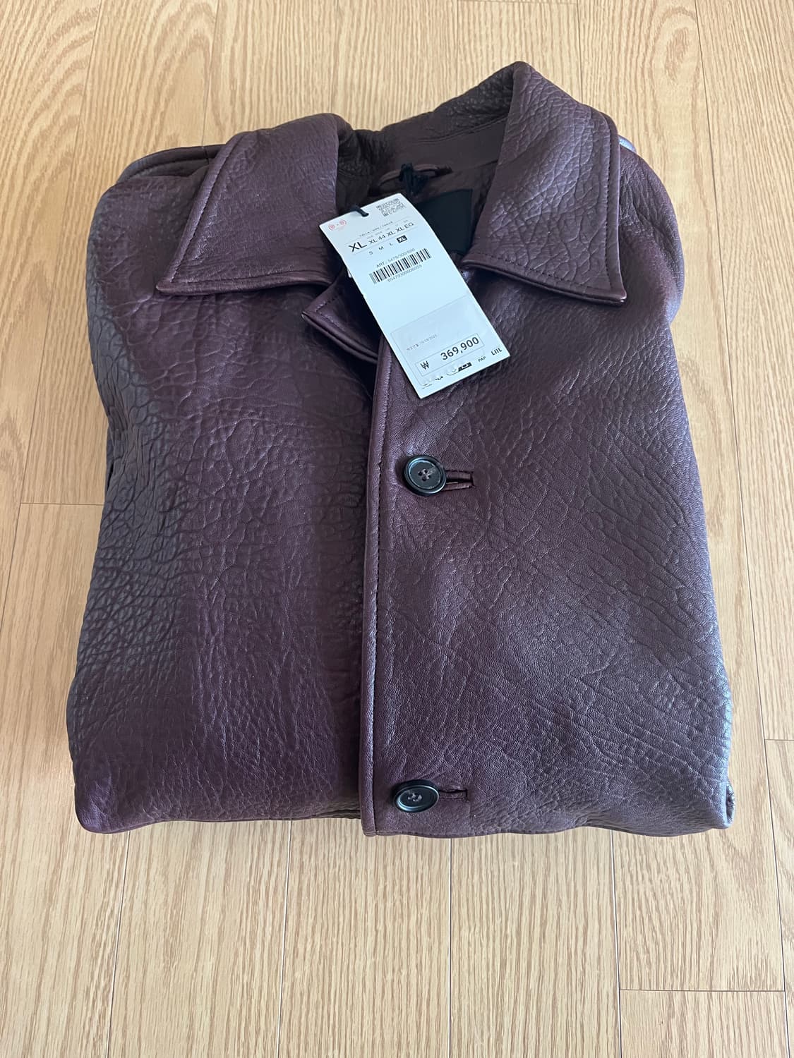 [XL] 자라 램스킨 텍스처 레더코트 상품이미지7