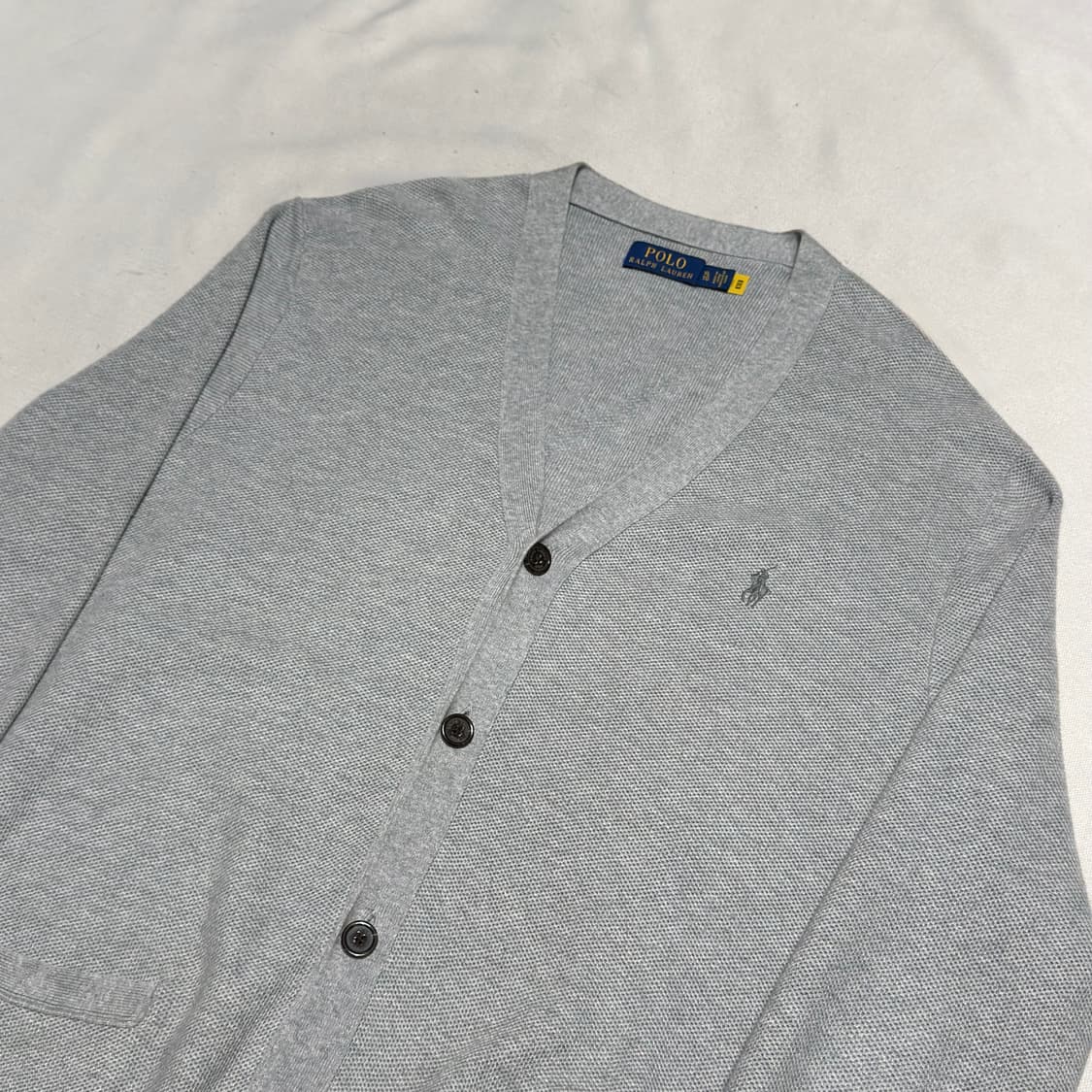 XL 폴로랄프로렌 그레이 브이넥 가디건  상품이미지1