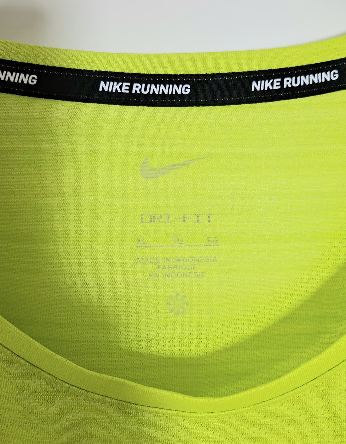 남성 나이키 드라이 핏 마일러 반팔 러닝 탑 XL 상품이미지4