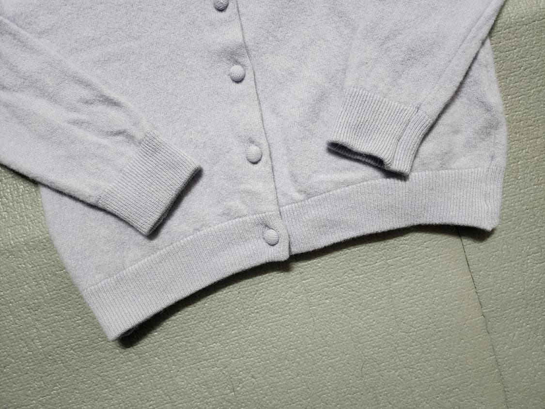 라코스테 라운드넥 울 가디건 연보라 상품이미지3