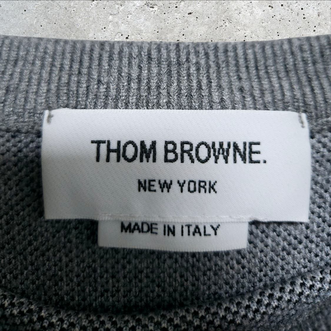 톰브라운 코튼 서퍼 크루넥 스웨터 (95/M) 상품이미지5