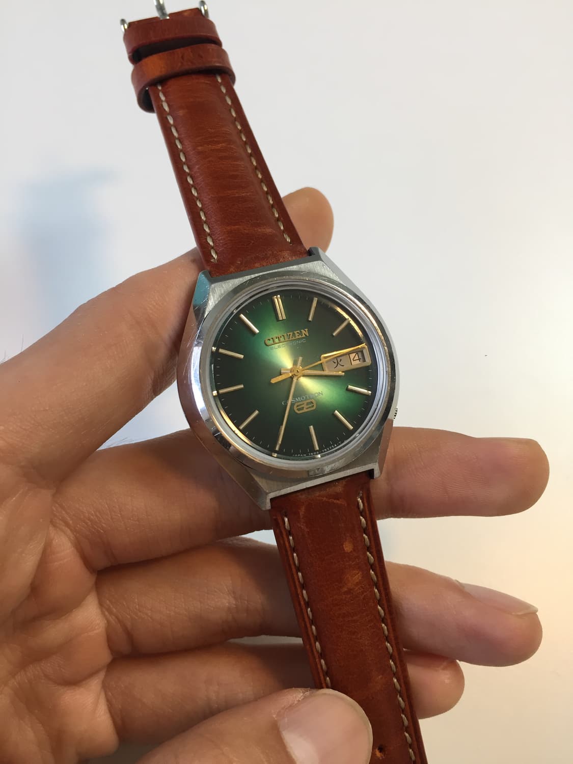 70s citizen cosmotron green dial 상품이미지6