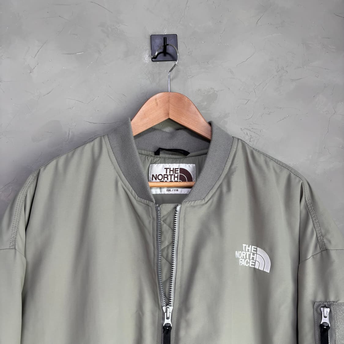 노스페이스 하이든 EX 히트 봄버 자켓 패딩 올리브 카키 상품이미지2