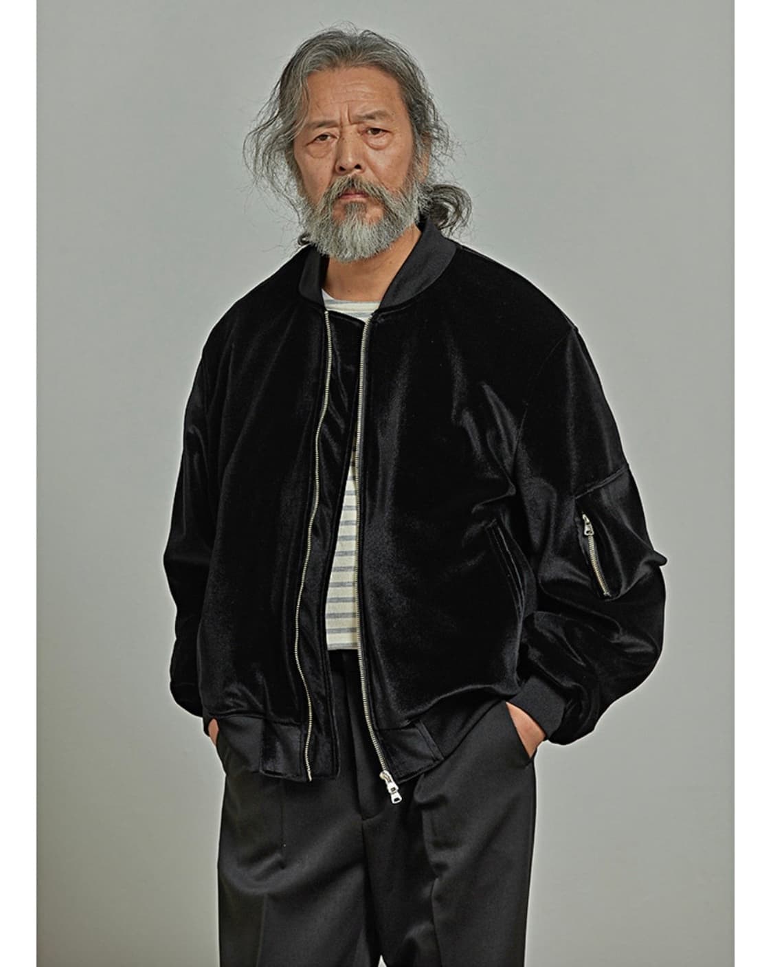 프리즘웍스 벨벳 벨루어 ma-1 ma1 항공 점퍼 바시티 봄버 블루종 L 상품이미지2