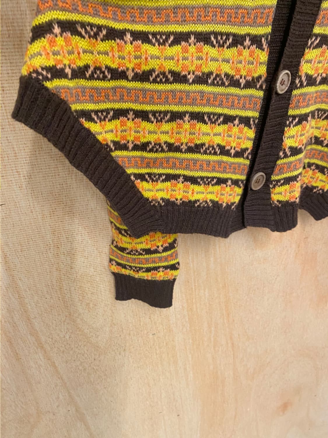 BEAMS BOY fair isle cardigan 상품이미지7