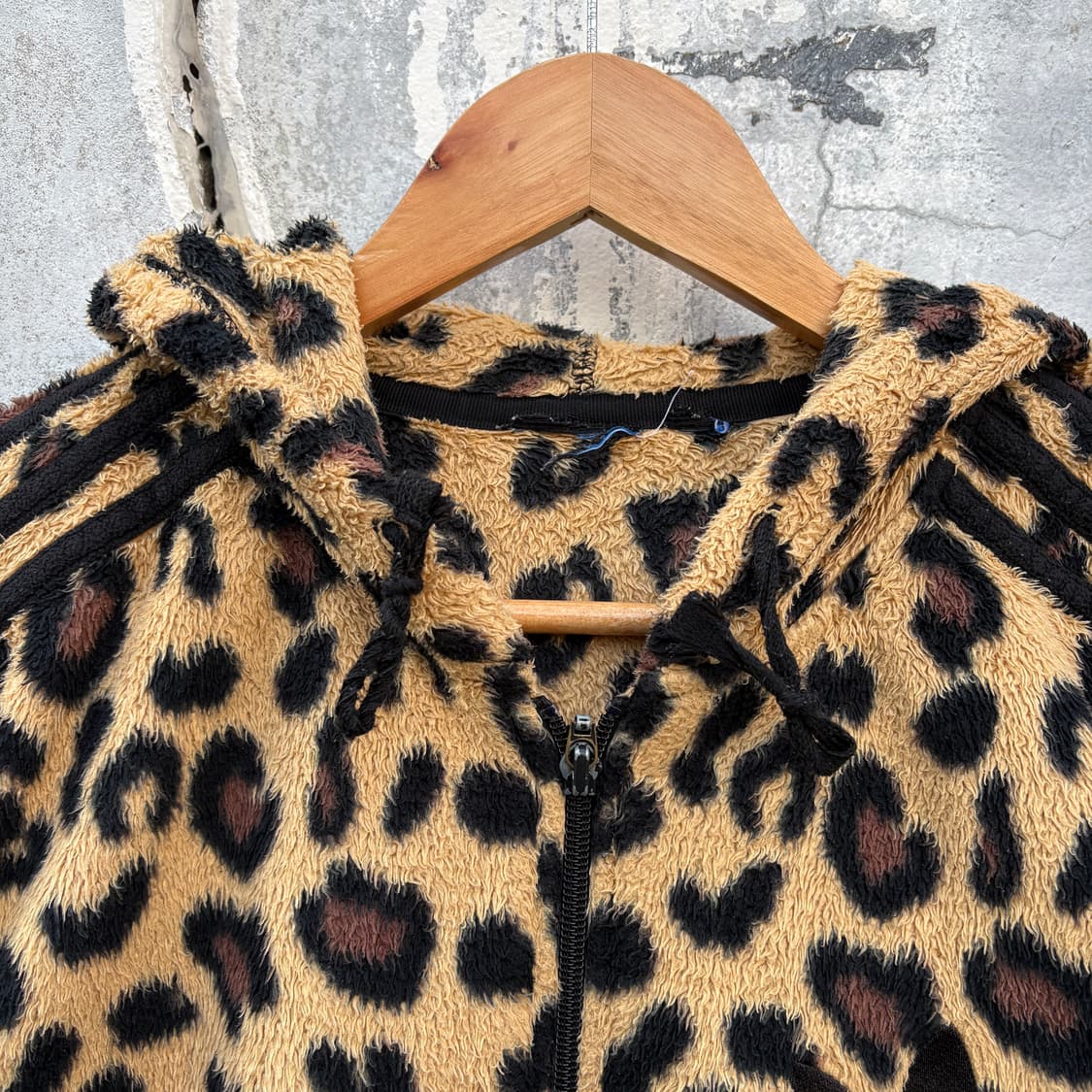 Adidas 아디다스 레오파드 호피 플리스 후리스 자켓 상품이미지3