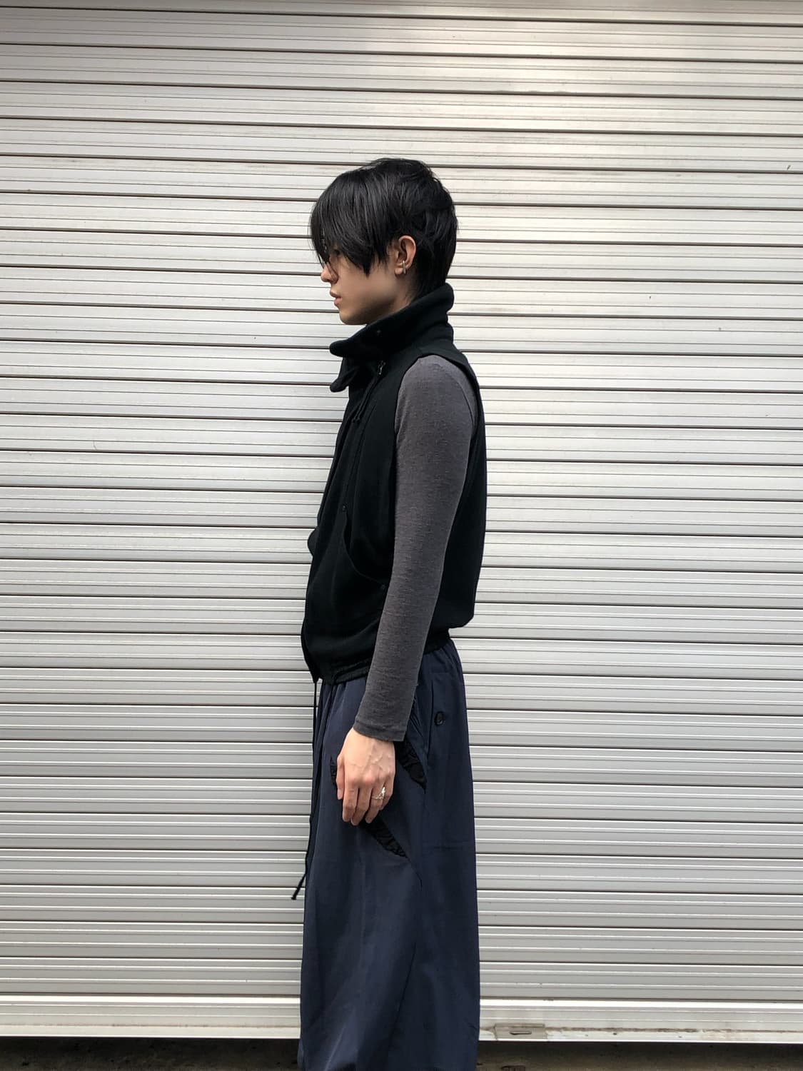 일라리아 니스트리 아티잔 사선 하이넥 베스트 상품이미지2