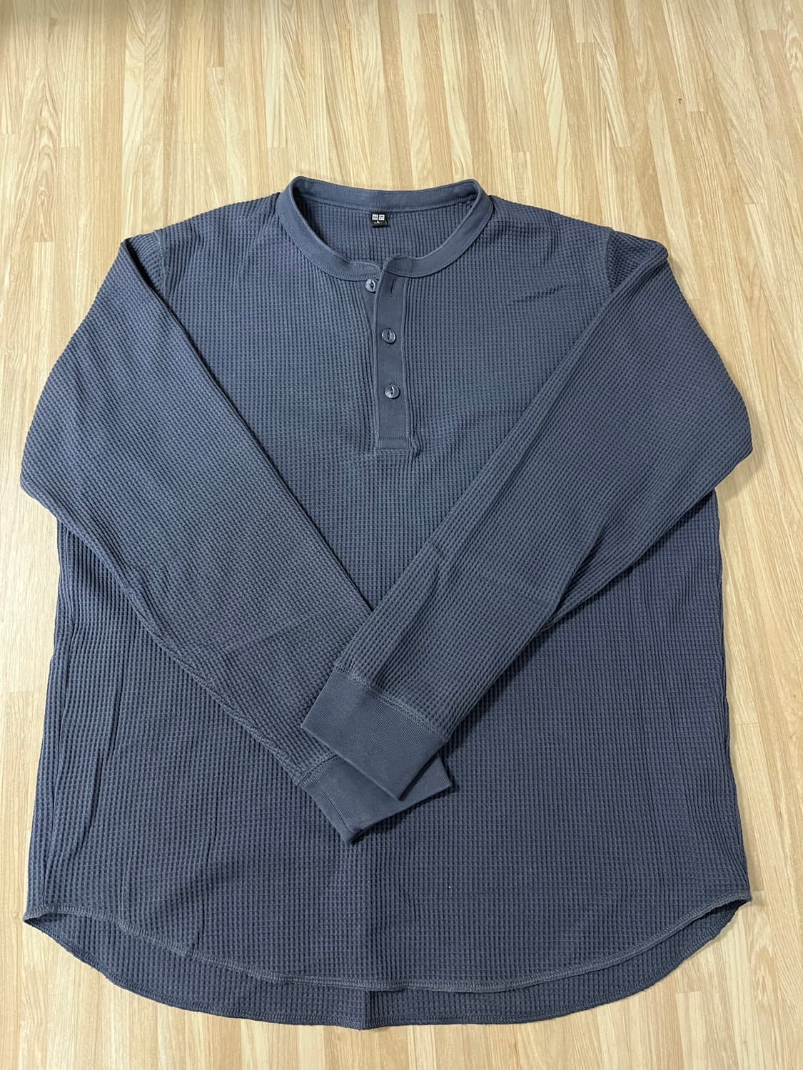 유니클로 와플 헨리넥 L 상품이미지1