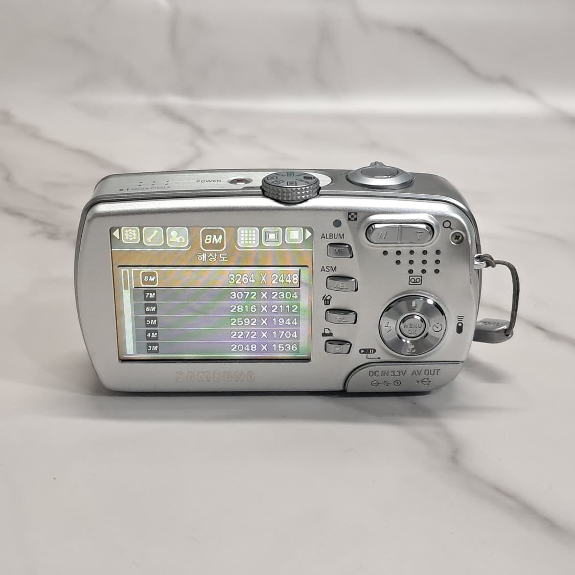 레트로 감성! 삼성 케녹스 V20 실버 빈티지 디카 상품이미지6