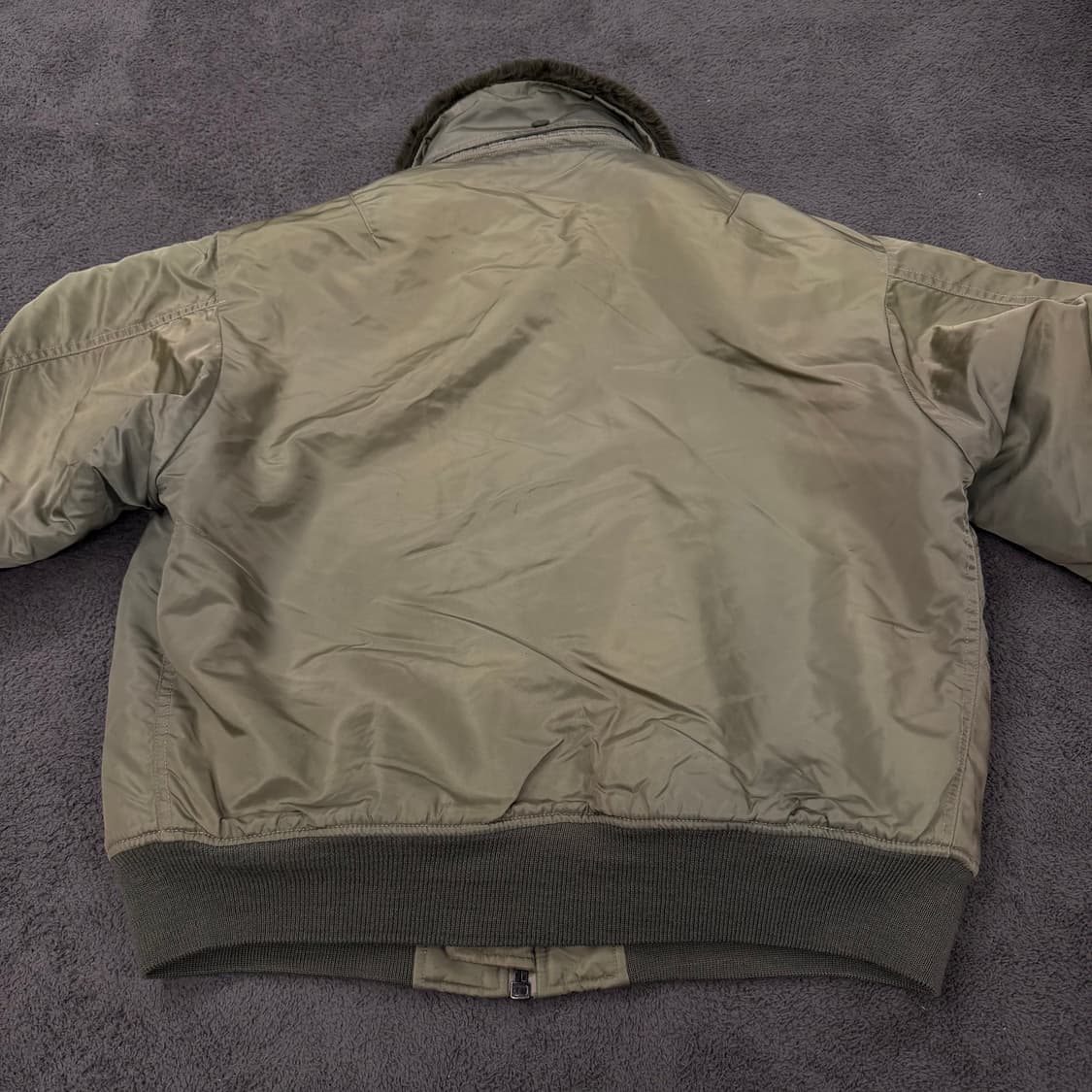 [ L ] 빈티지 U.S B-15 밀리터리 플라이트 항공 점퍼 자켓 상품이미지4