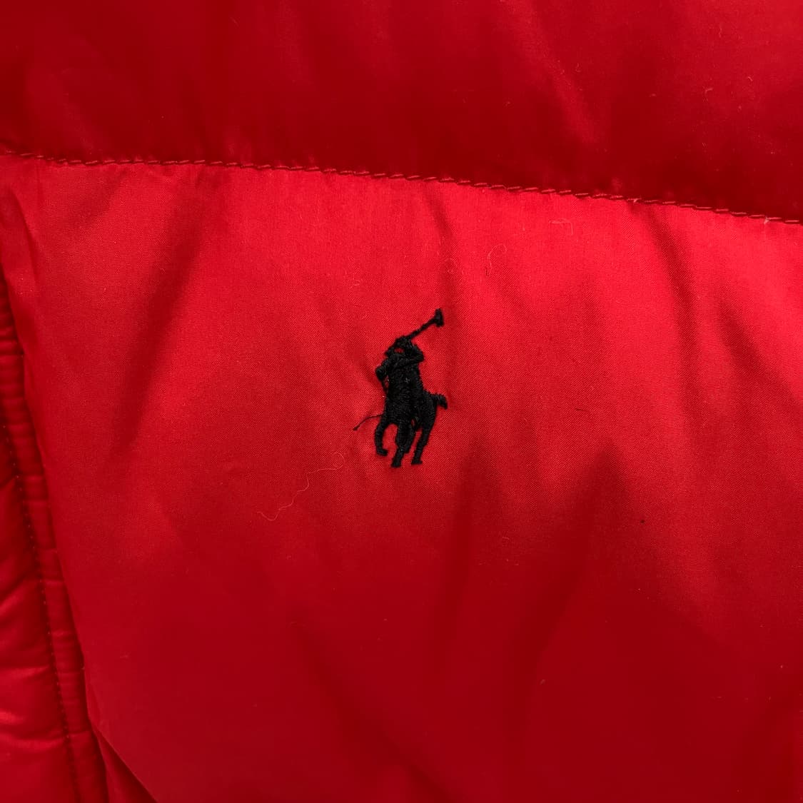 폴로 랄프로렌 레드 다운 패딩 점퍼 XL 상품이미지6
