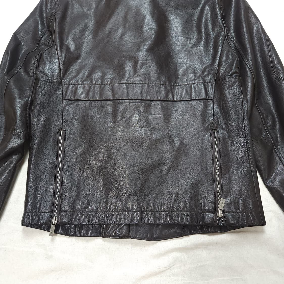 [100] 코데즈컴비인 릭맛 소가죽 자켓 닥크브라운 상품이미지7