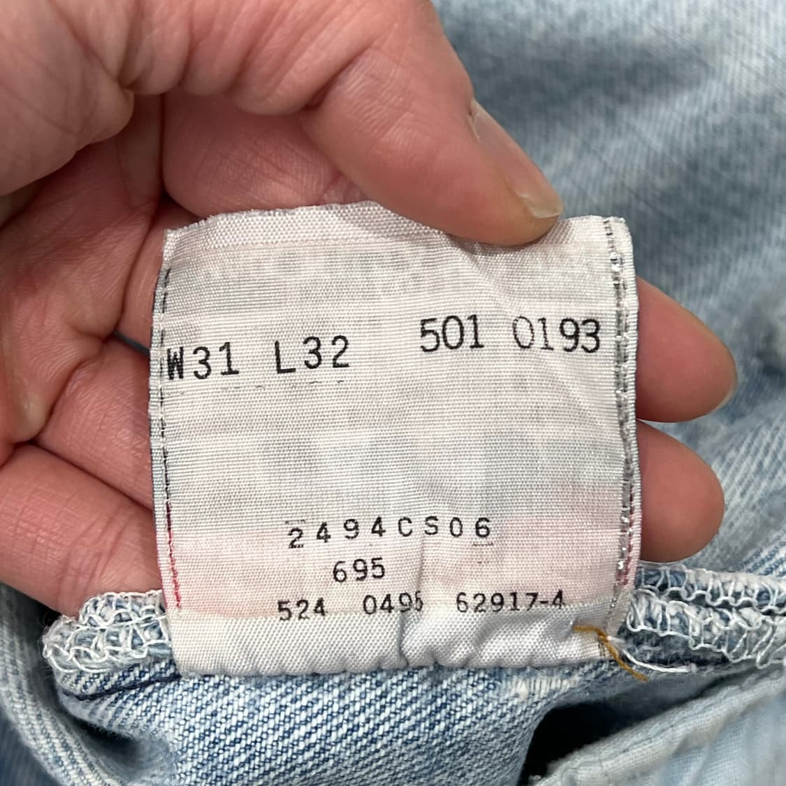 usa 리바이스 501 데님팬츠 s09032 상품이미지8
