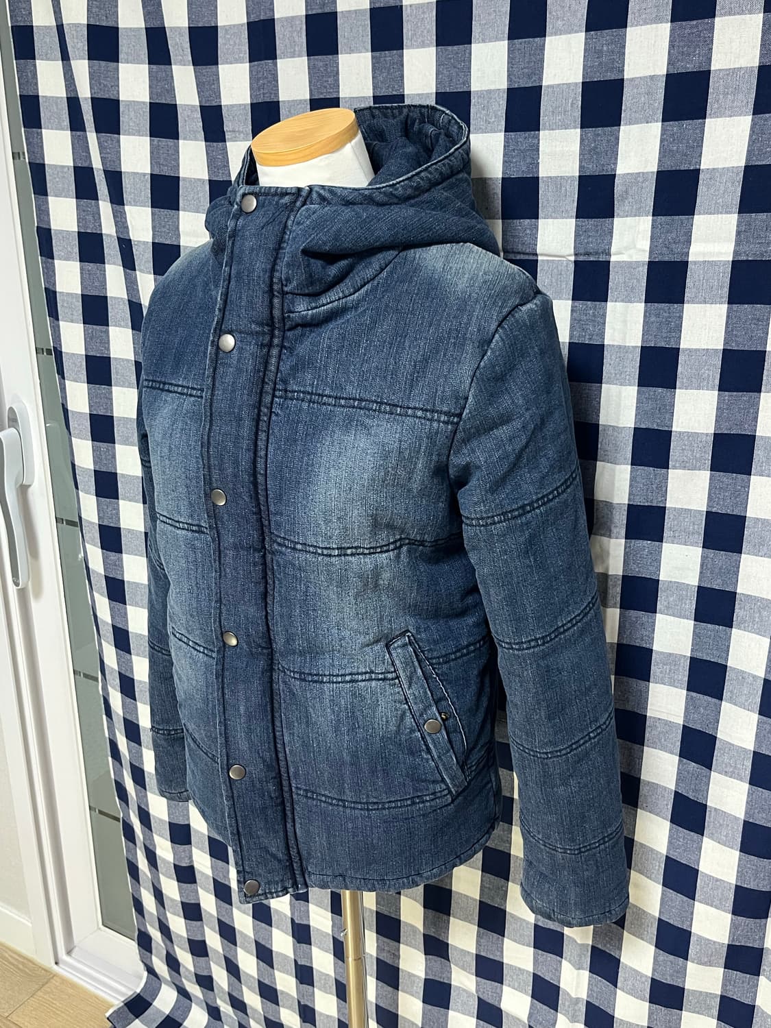 데님 패딩 점퍼 상품이미지2