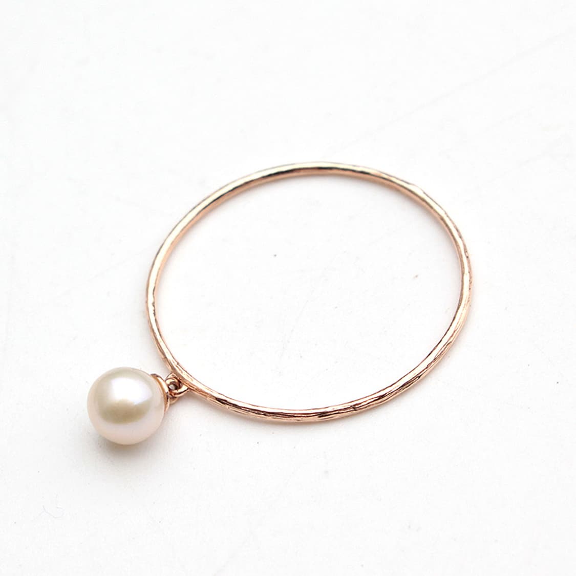 마이크로진주 로즈골드 반지 14호 상품이미지2