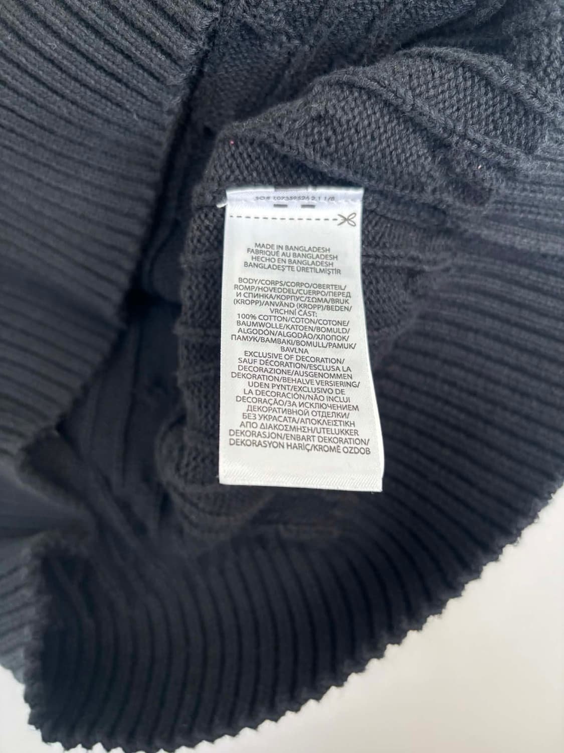 폴로 랄프로렌 신형 큐알택 블랙 케이블 하프집 코튼 니트 반집업(XL) 상품이미지6