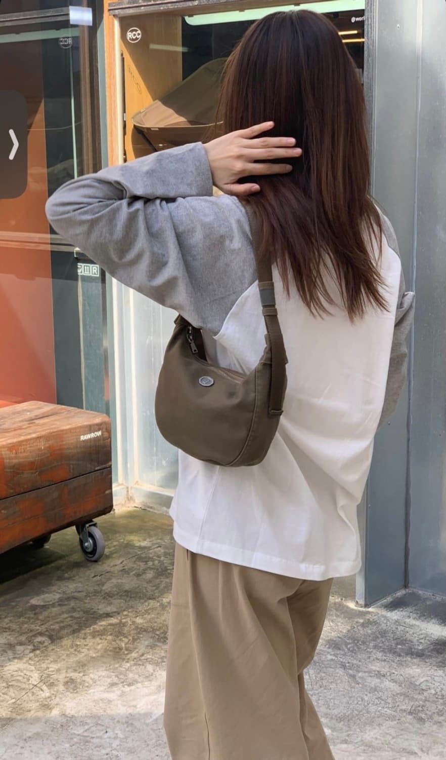 미닛뮤트 클로 웨이스트 워싱카키 상품이미지1