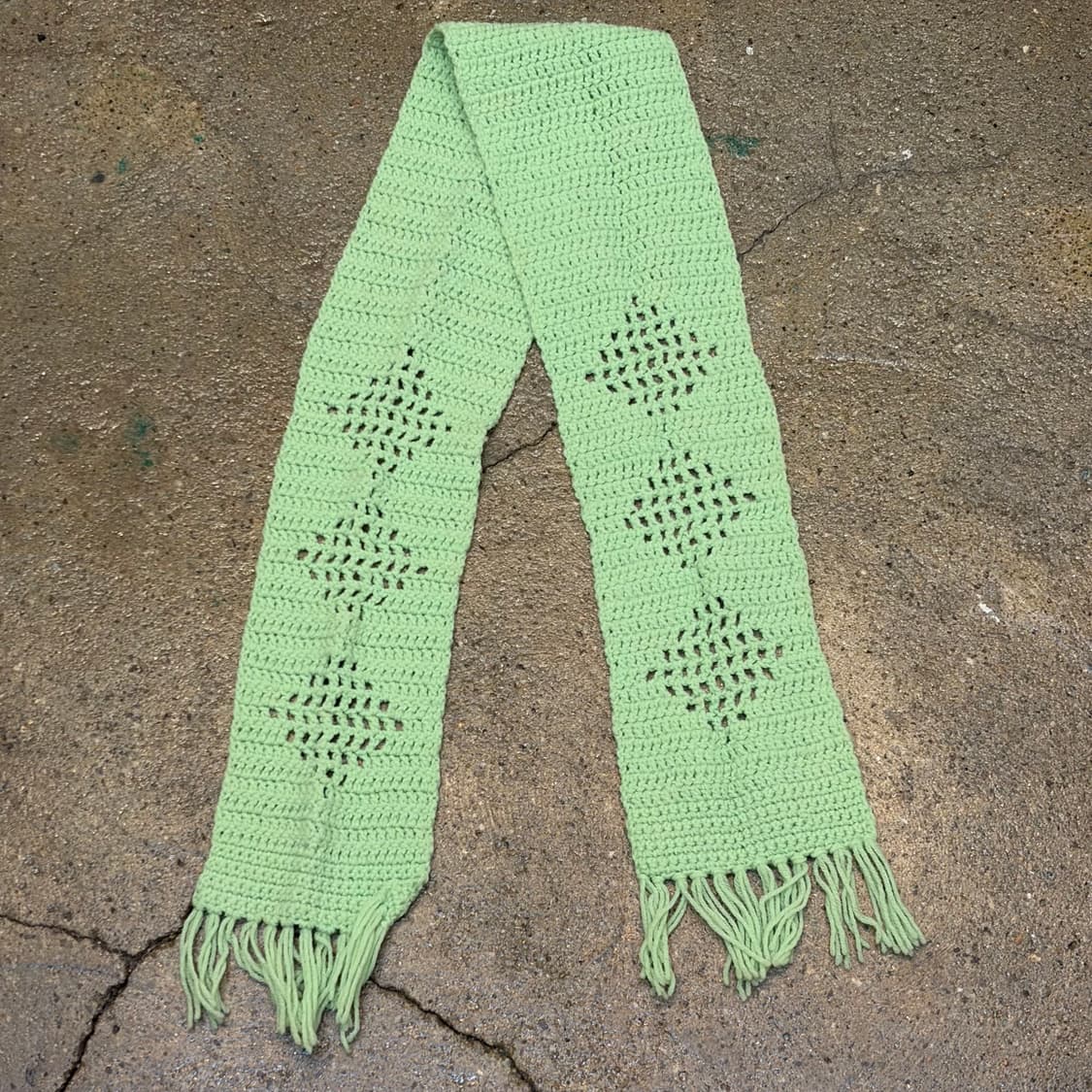 미국 빈티지 니트 손뜨게 머플러 목도리 상품이미지1