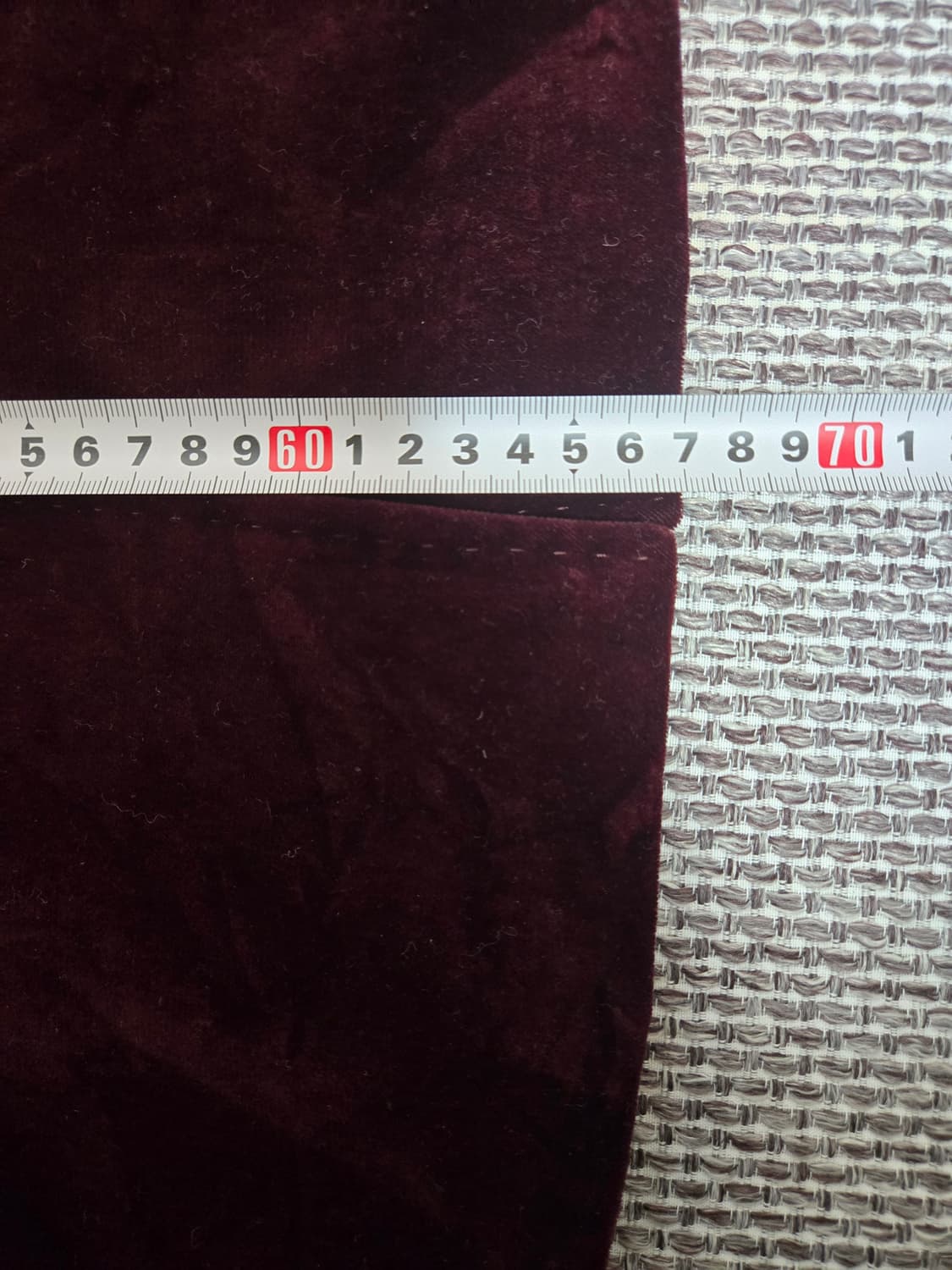 ICB Burgundy Velvet Blazer (Made in Japa 상품이미지5