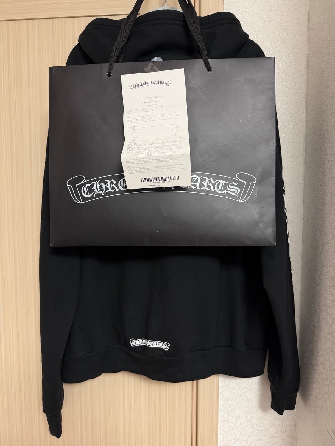 크롬하츠 버티컬 후드집업 L 상품이미지3