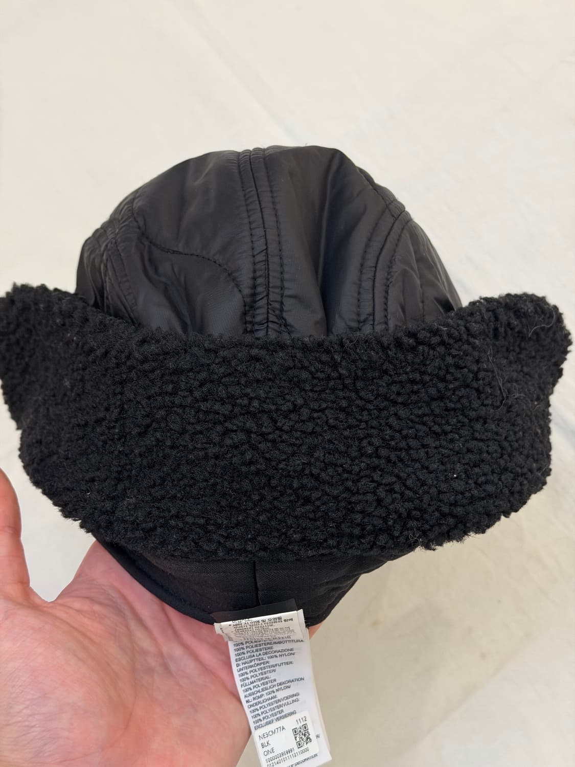 해외판) 노스페이스 이어머프 귀달이 캡 군밤모자 블랙 상품이미지3