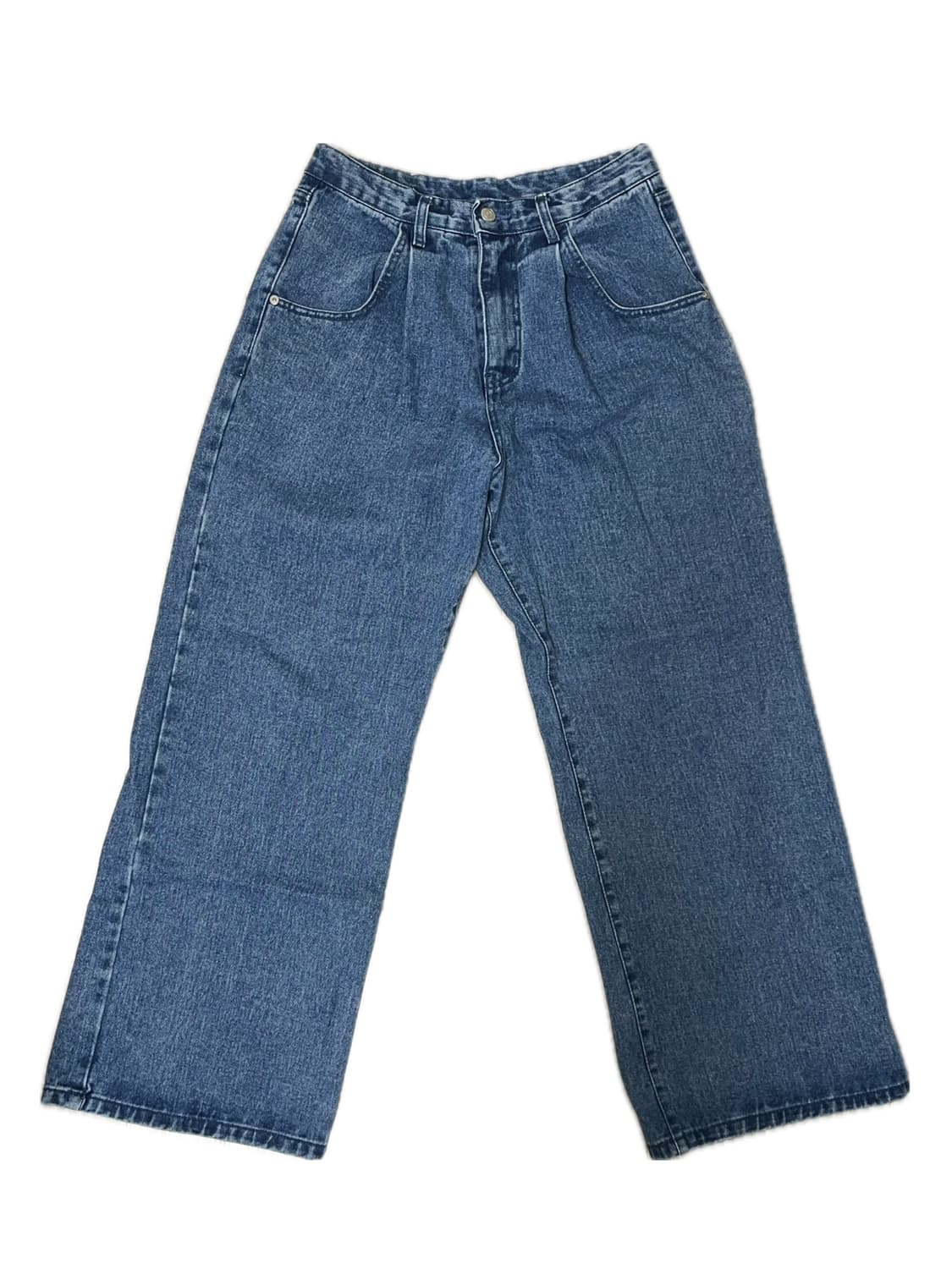 노매뉴얼 원턱 리버스 포켓 데님 상품이미지1