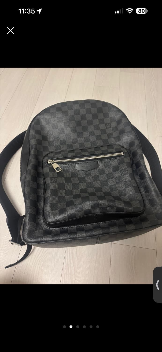 루이비통 다미에 백팩 블랙 상품이미지2