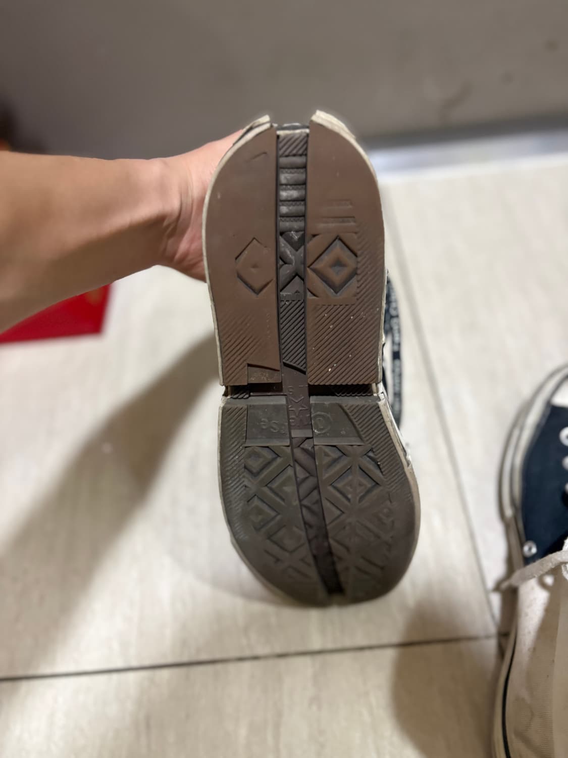 컨버스 x 펑첸왕 블랙화이트 상품이미지5