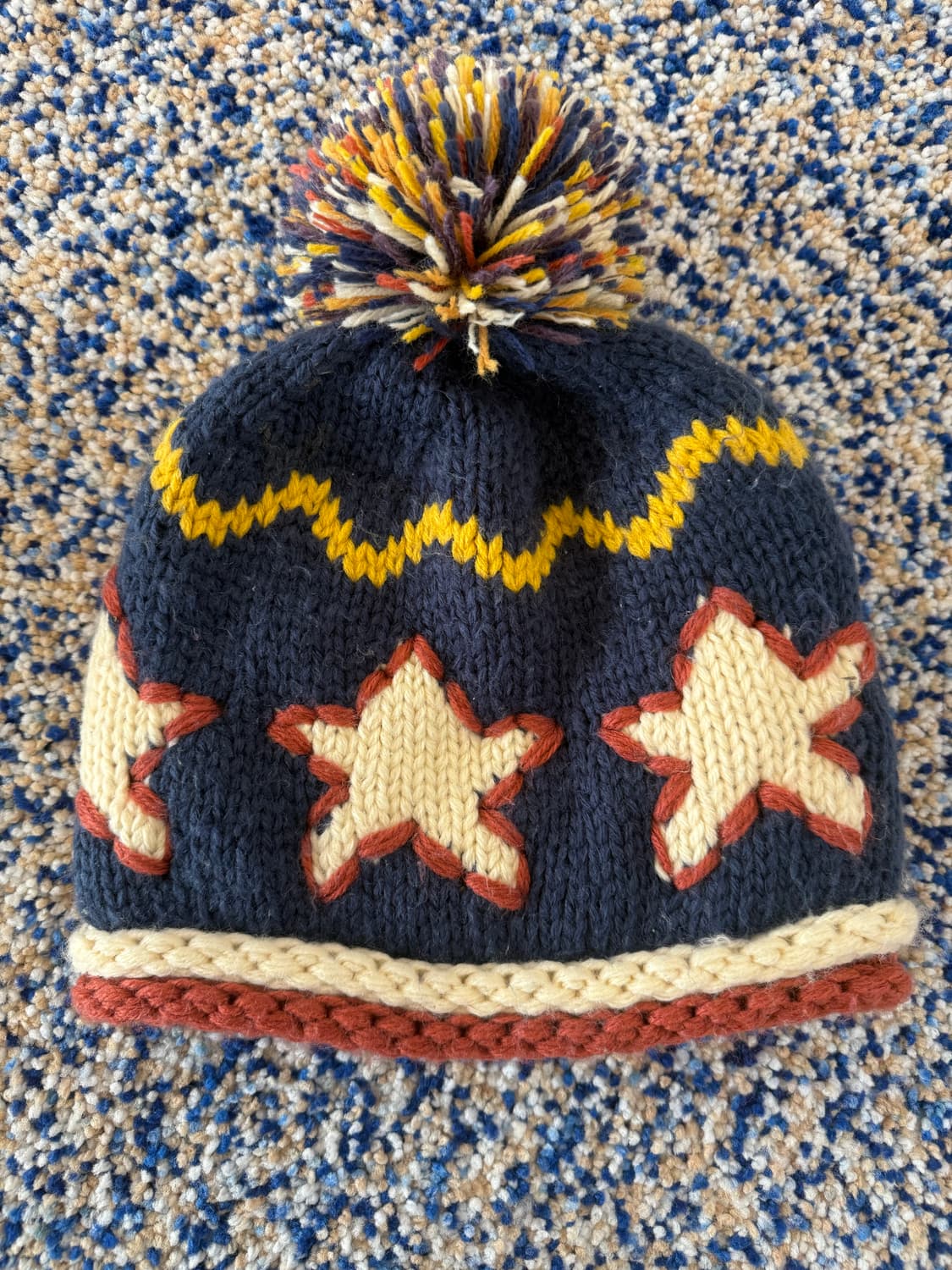 빈티지 니트 폼 비니 상품이미지1