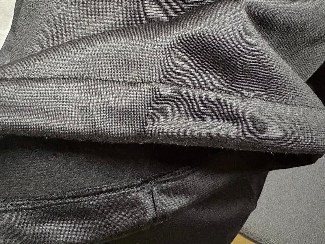 헤레틱 체크 트레이닝 팬츠 블랙 상품이미지3