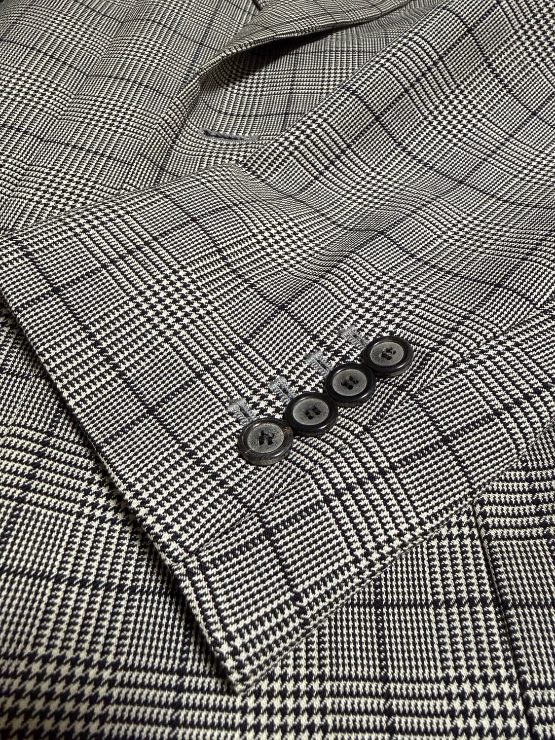 솔리드옴므 오버핏 체크 블레이저 (S202CJ18920H)_46 상품이미지5