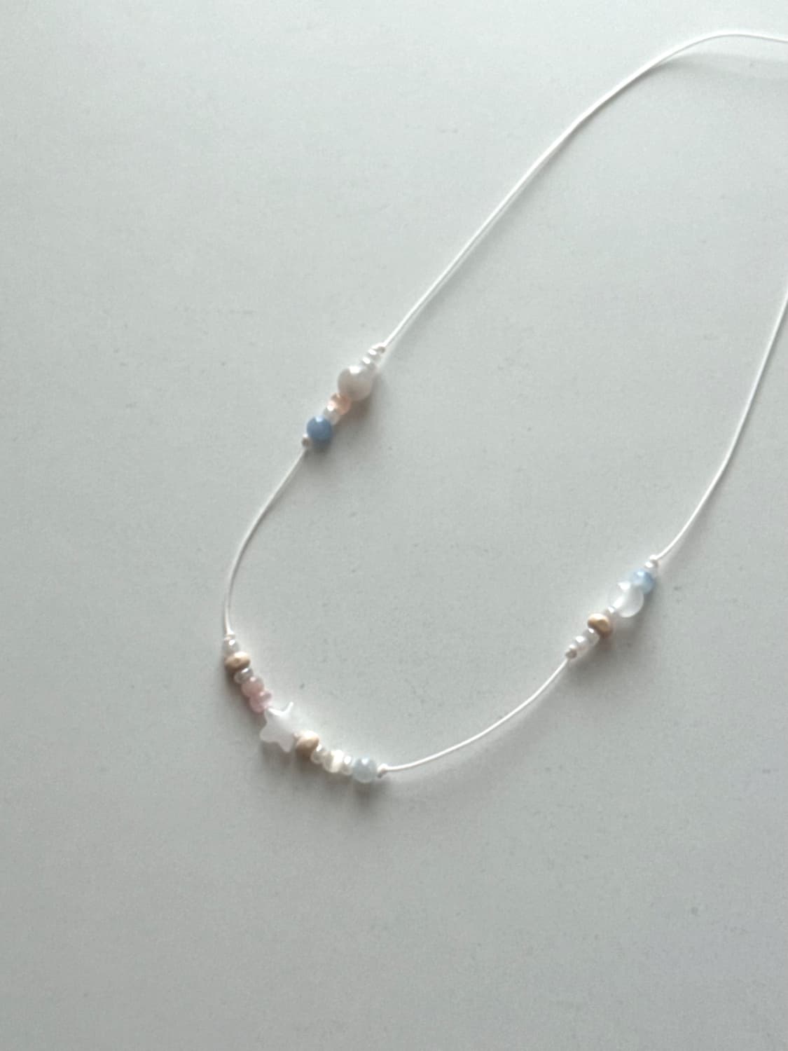 핸드메이드 비즈목걸이 매듭목걸이 상품이미지2