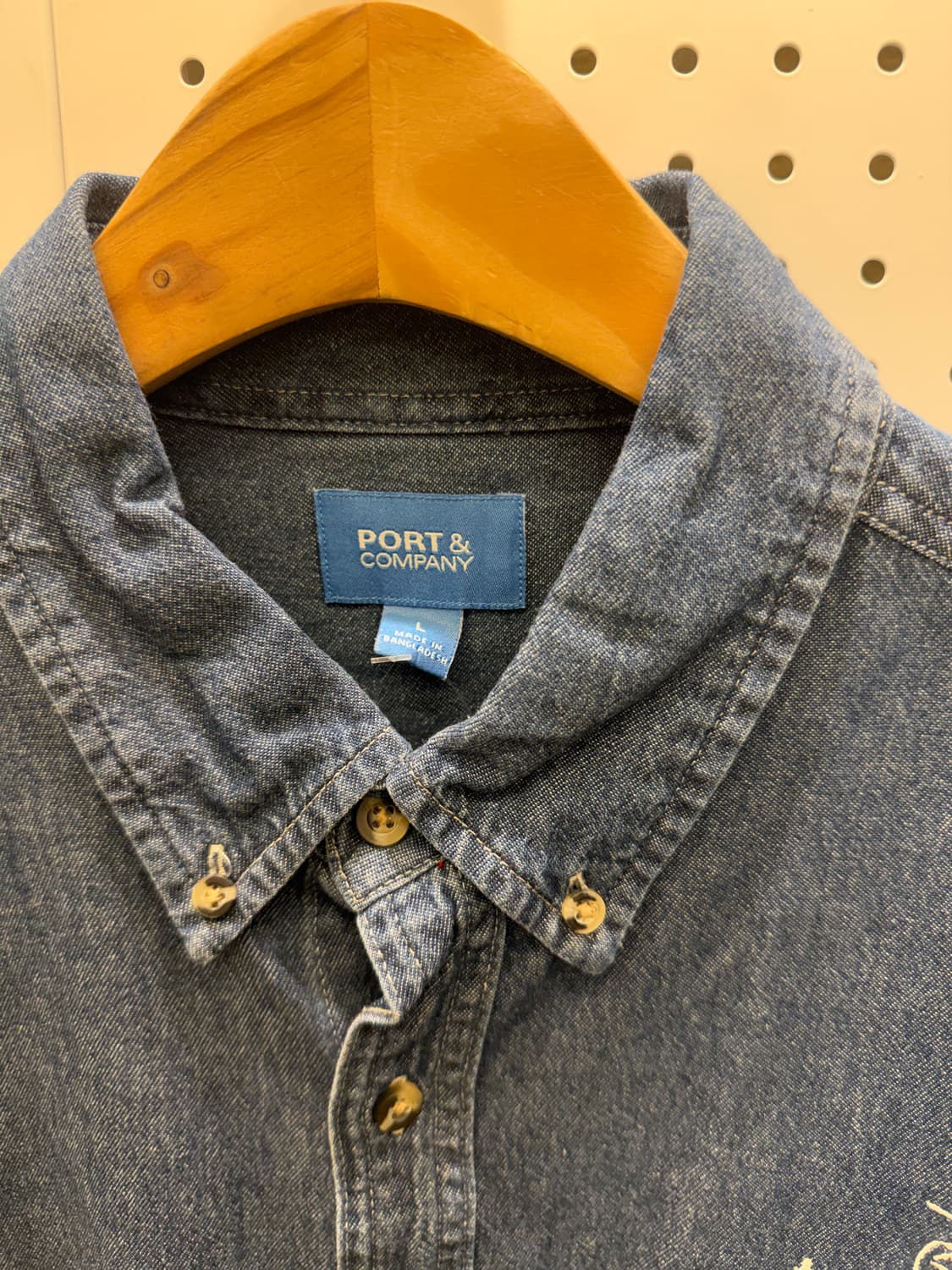 USA 오리지날 빈티지 데님 워크 셔츠 U302 상품이미지4