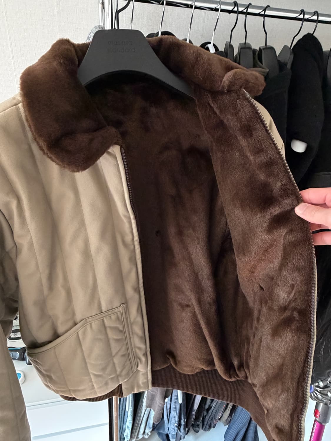 25FW 슈프림 디키즈 리버시블 워크자켓 베이지 M사이즈 상품이미지2