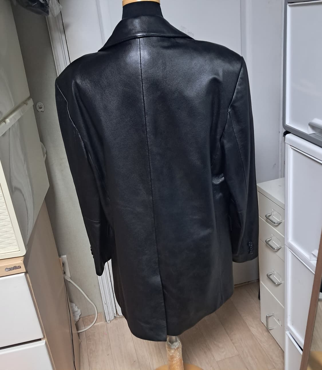 CLRIDE 클라이드 남성 블랙 양가죽 자켓 105(상태최상) 상품이미지3