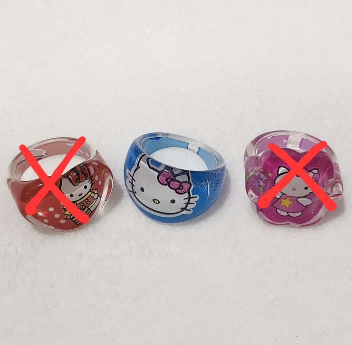 고전 헬로 키티 문구 반지 상품이미지2
