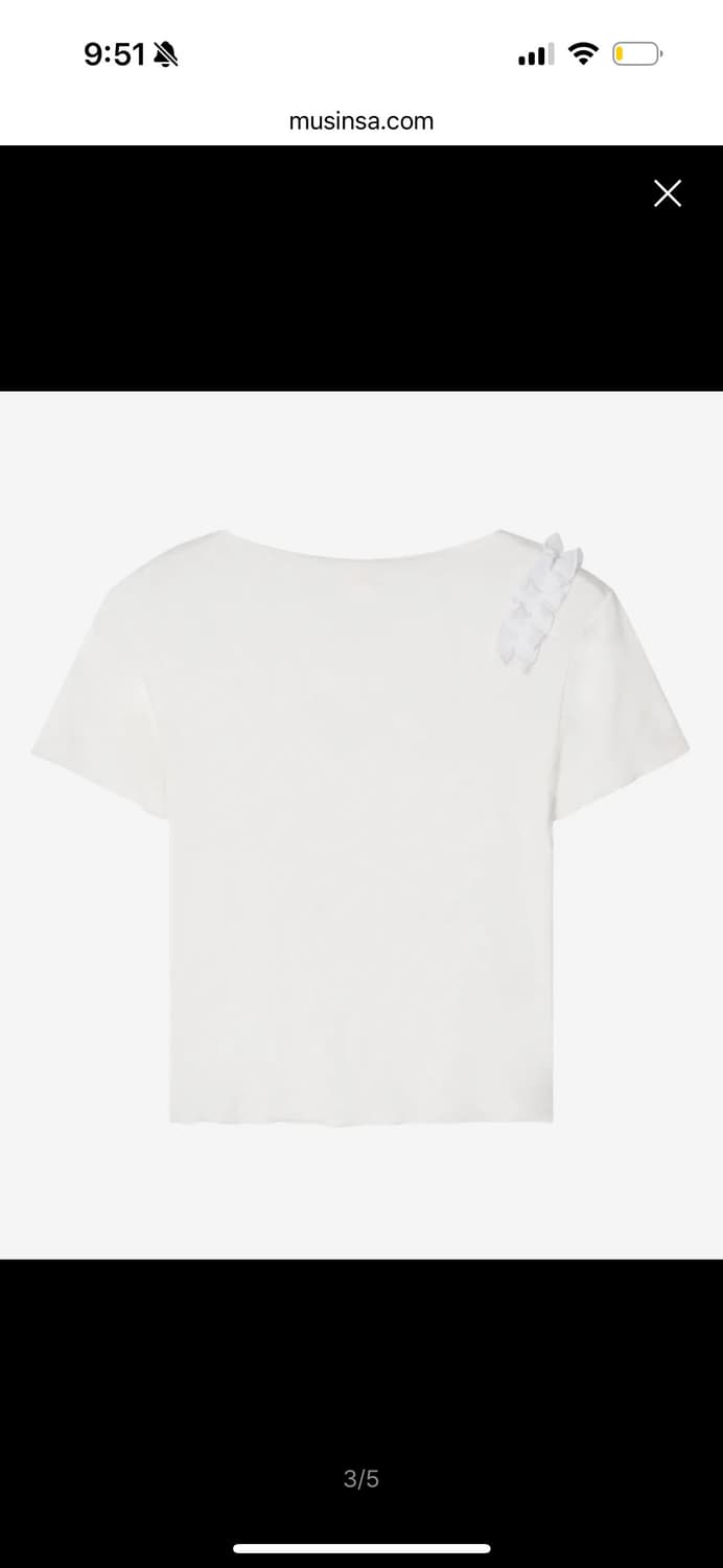 타입서비스 TXT x TSW Ruffled Soft Top 상품이미지3