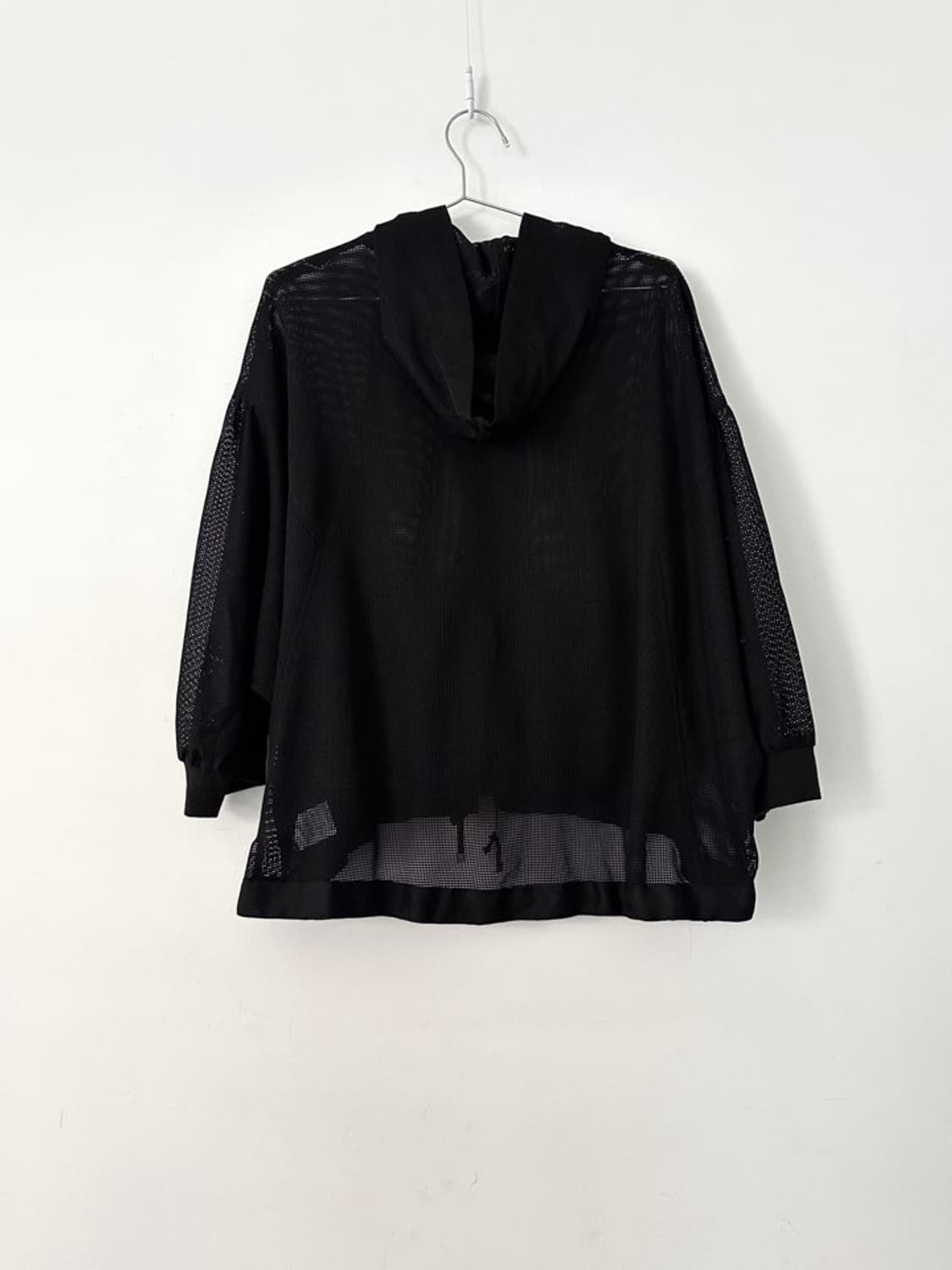 Net hoody zip up / black  상품이미지8