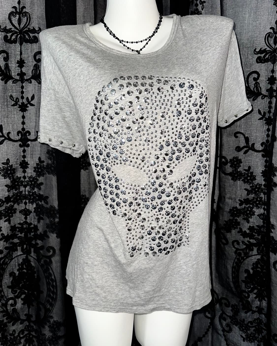 Skull parts Dolman sleeve 상품이미지2