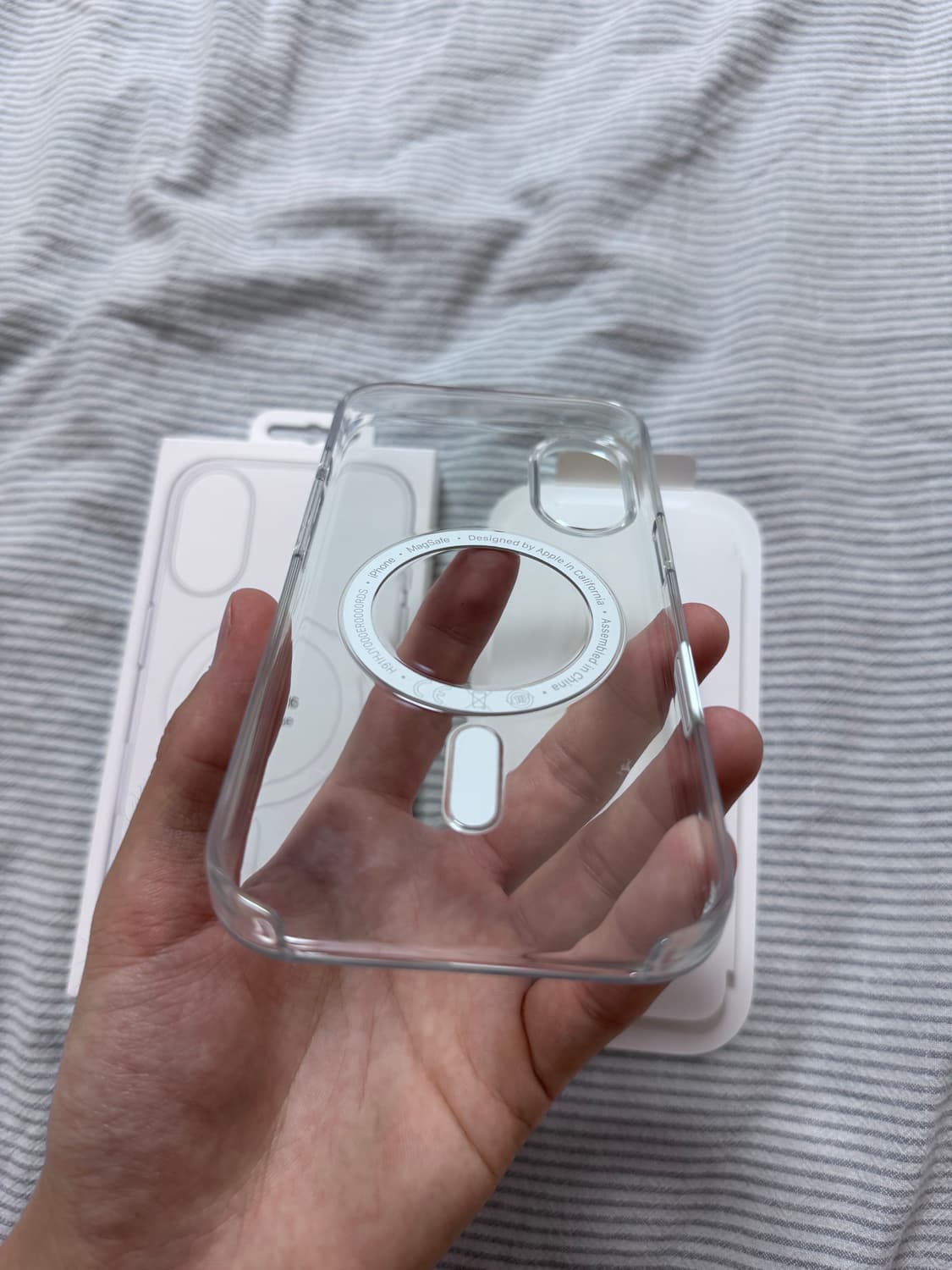 애플 아이폰 16 정품 MagSafe 클리어 케이스 상품이미지6