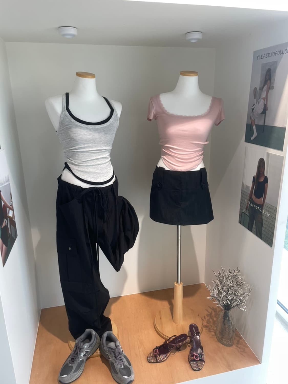 플리즈노팔로우 루미 카고 팬츠 black 상품이미지4