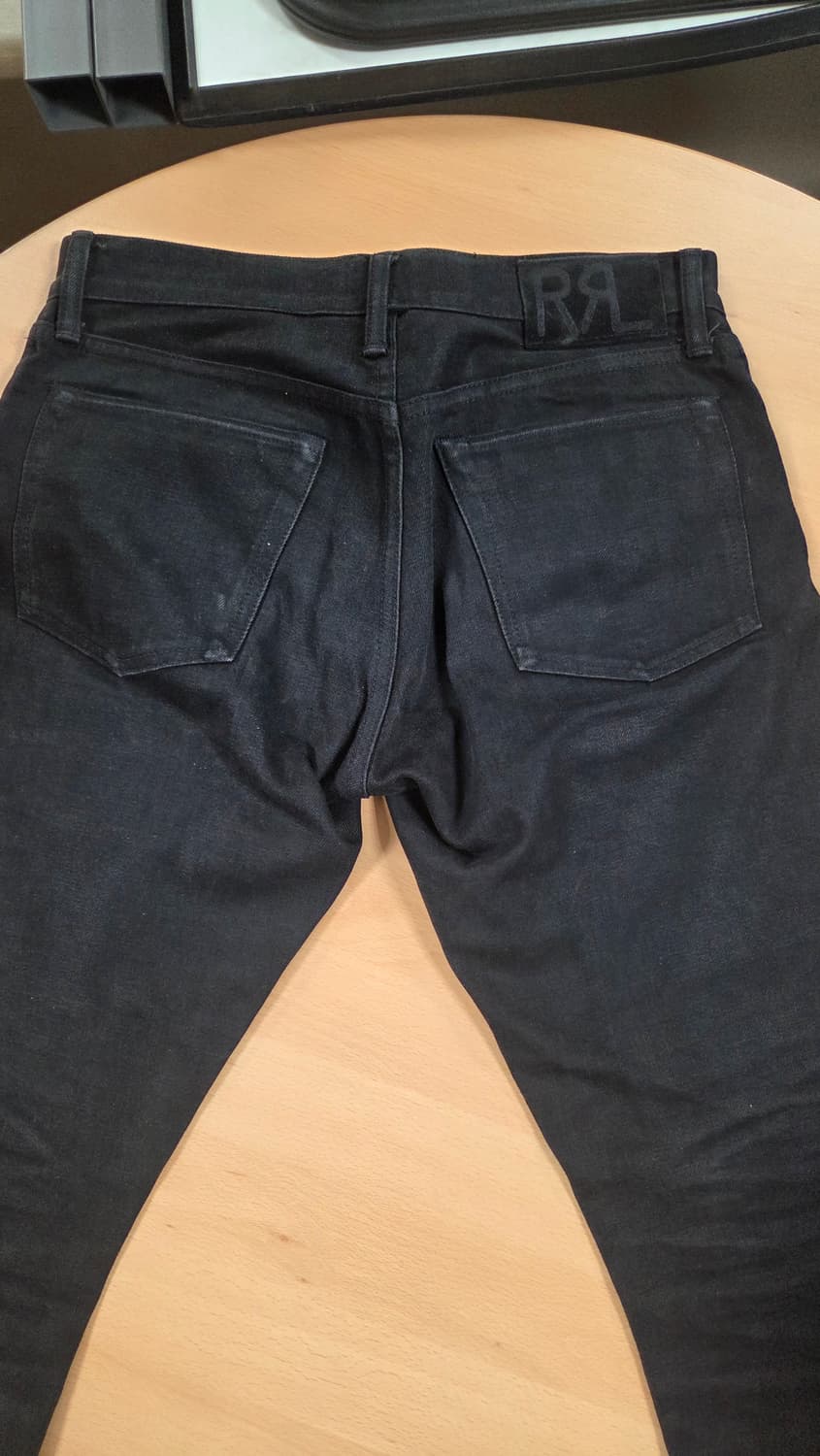 더블알엘 RRL 블랙 셀비지 데님(30) 상품이미지2