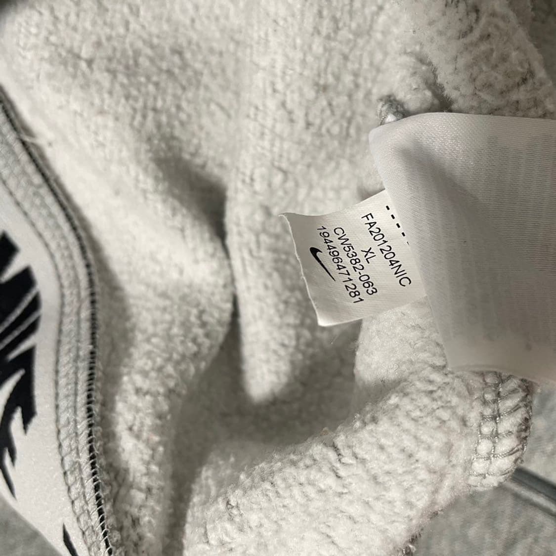 나이키 기모 후드집업 6017 상품이미지5