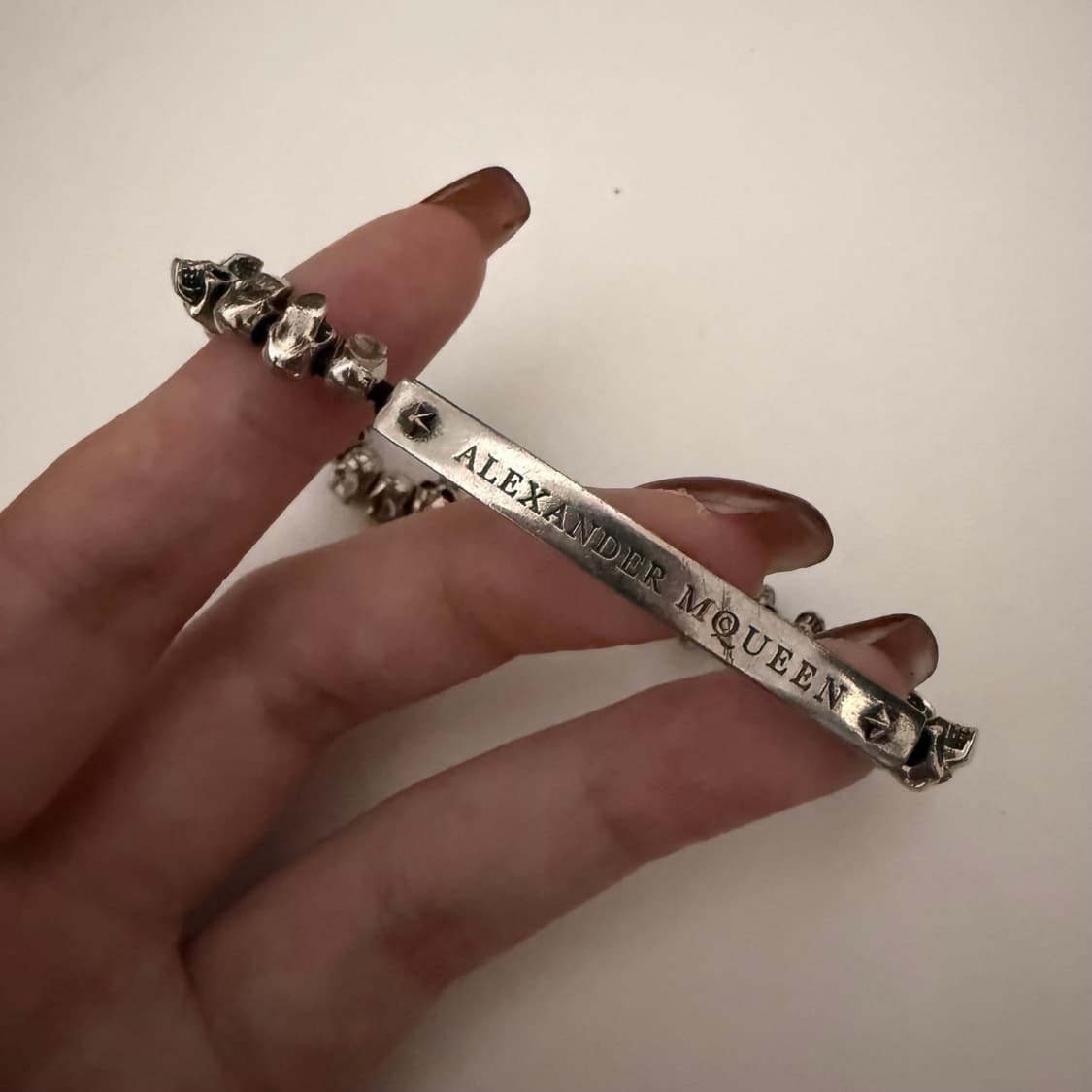 알랙산더맥퀸 스컬 비즈 팔찌 상품이미지3