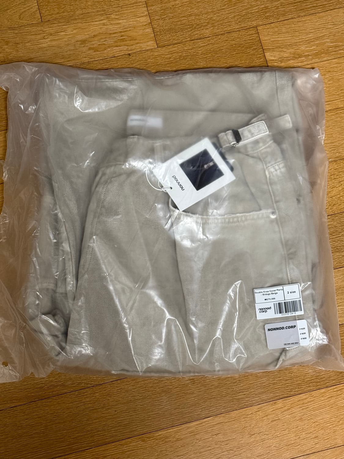 논노드 더블니 베이지 상품이미지2