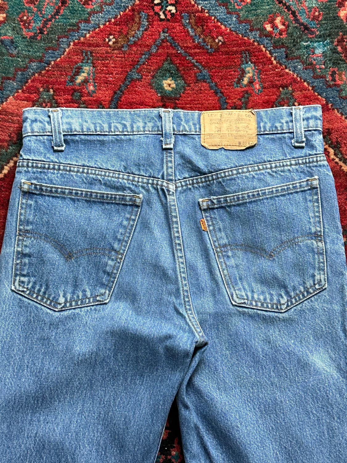 80’s USA Made 빈티지 리바이스 517 부츠컷 오렌지탭 상품이미지6