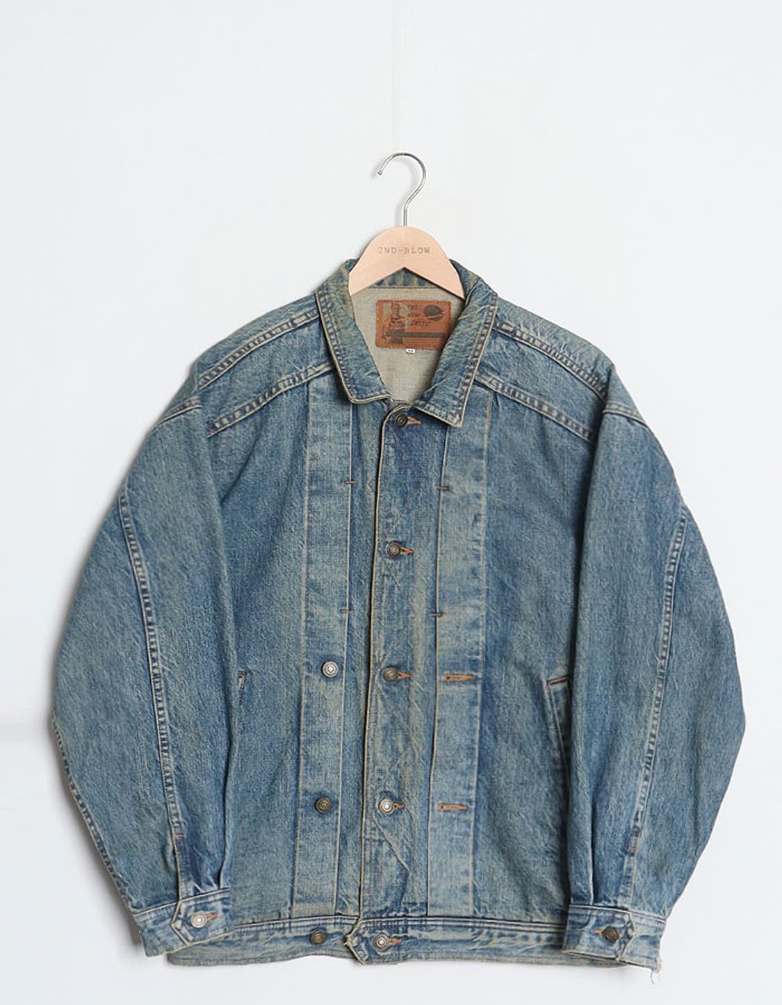 8~90's BLUE WAY Denim Trucker Jacket 상품이미지1