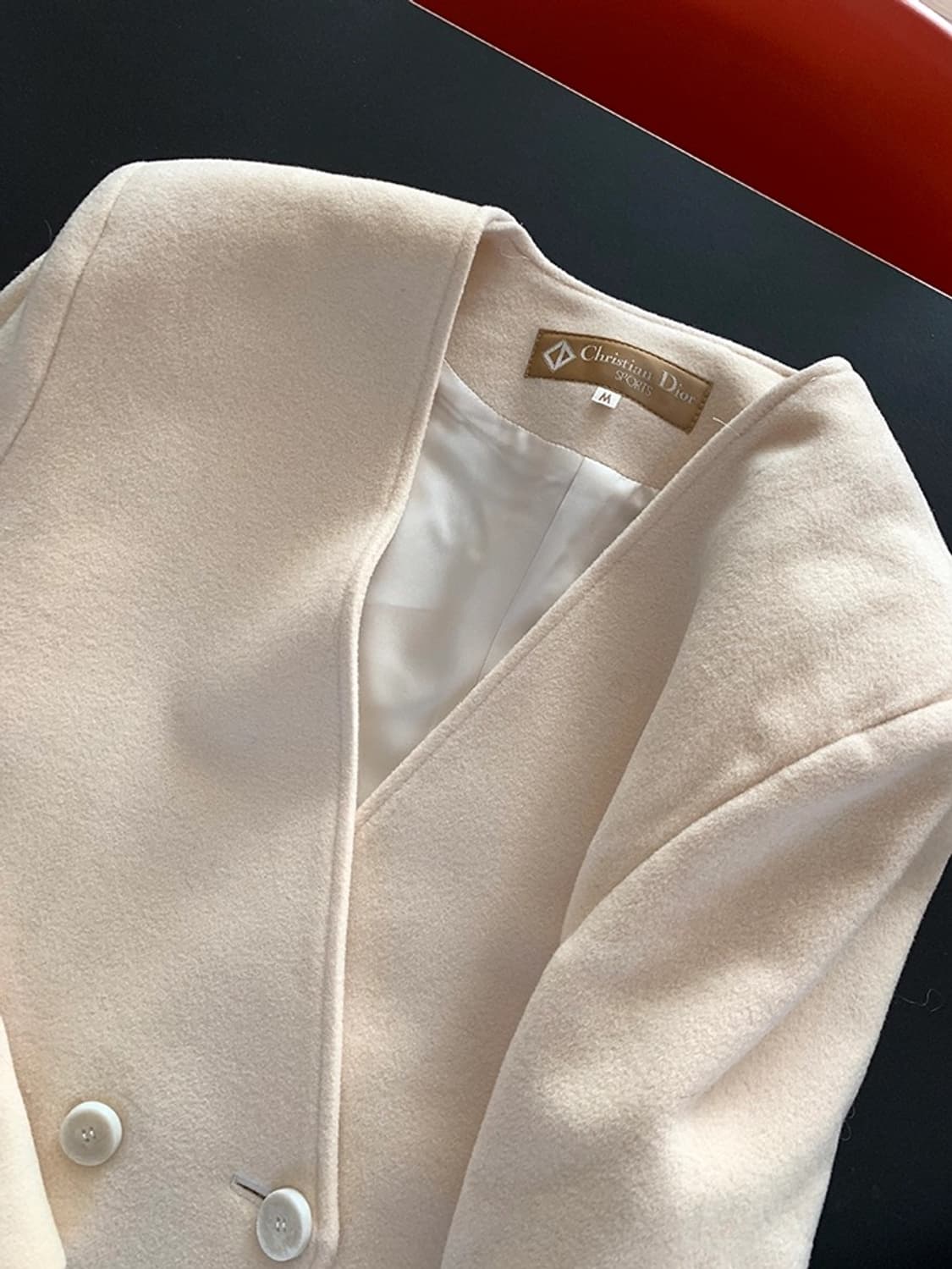 80's "Christian Dior Sports" wool double 상품이미지8