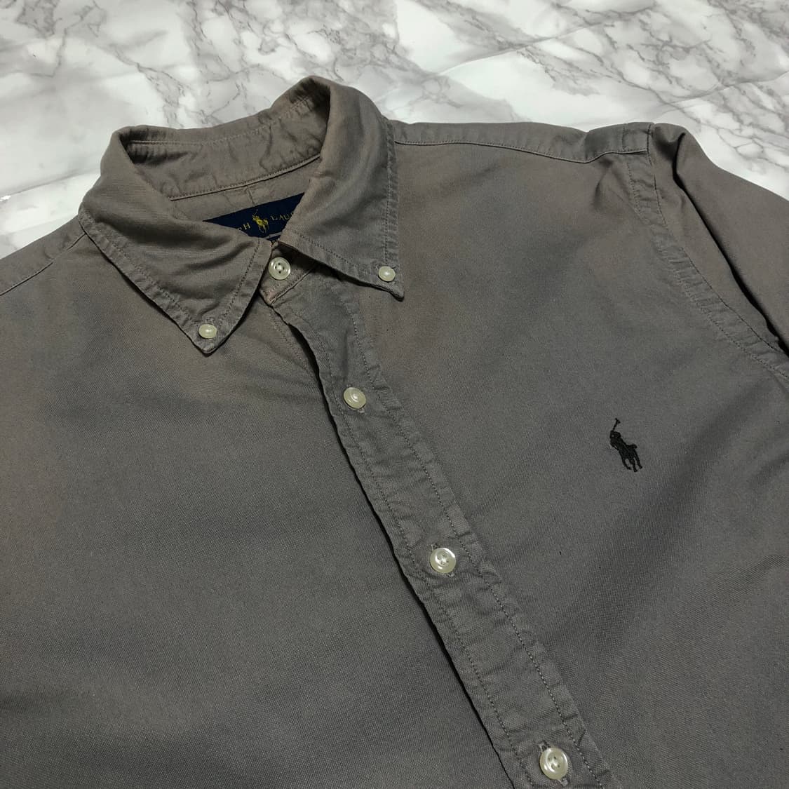 폴로 랄프로렌 옥스퍼드 셔츠 그레이 상품이미지2